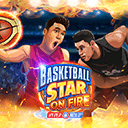 Basketball Star on Fire